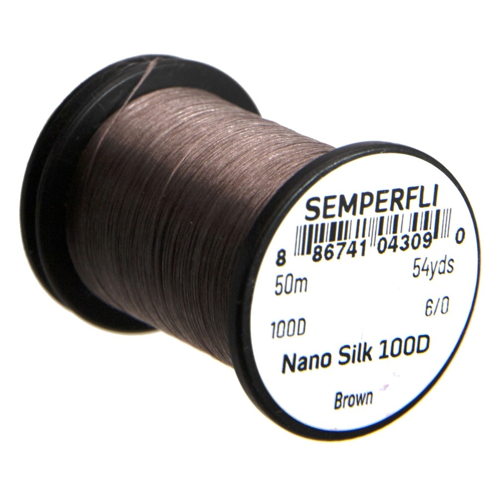 SEMPERFLI Nanosilk 6/0 100D Thread - Brown