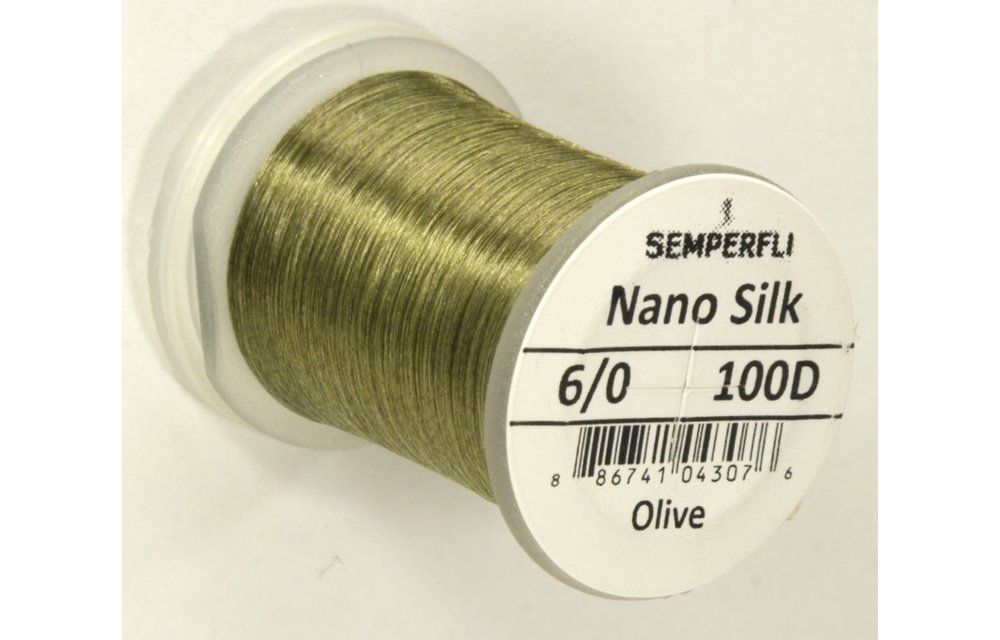 SEMPERFLI Nanosilk 6/0 100D Thread - Olive