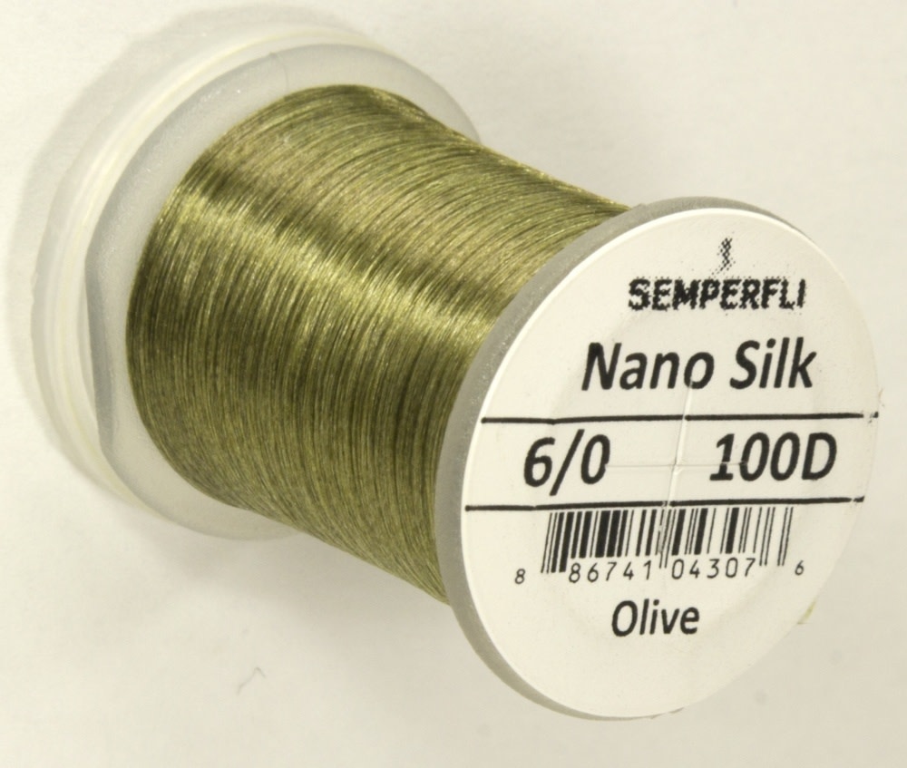 SEMPERFLI Nanosilk 6/0 100D Thread - Olive
