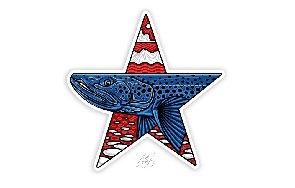 Casey Underwood Star Brown Sticker