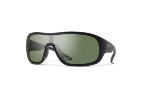 Smith Spinner Sunglasses- Matte Black || ChromaPop Polarized Grey Green