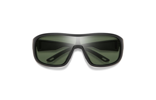 Smith Spinner Sunglasses- Matte Black || ChromaPop Polarized Grey Green