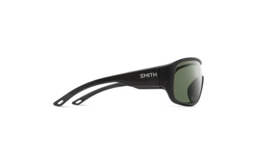 Smith Spinner Sunglasses- Matte Black || ChromaPop Polarized Grey Green