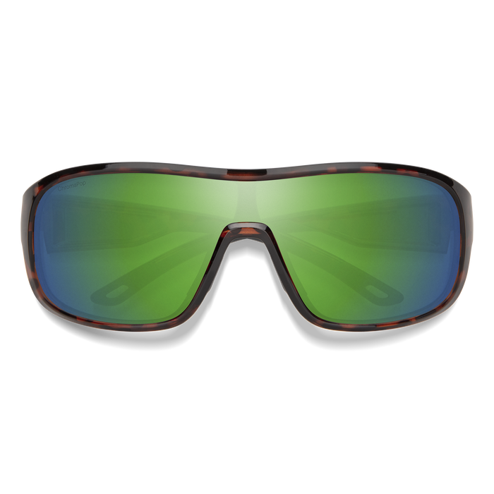 Smith Spinner Sunglasses Tortoise ChromaPop Polarized Green Mirror