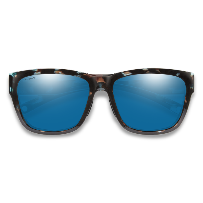 Smith Joya Sunglasses - Sky Tortoise || ChromaPop Glass Polarized Blue Mirror