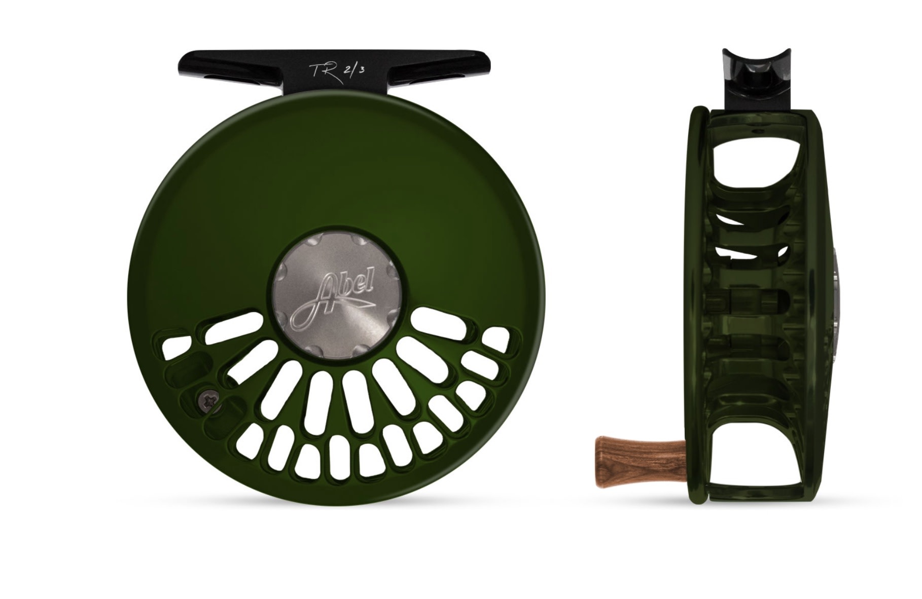Abel TR 2/3 - Deep Green - Walnut Handle