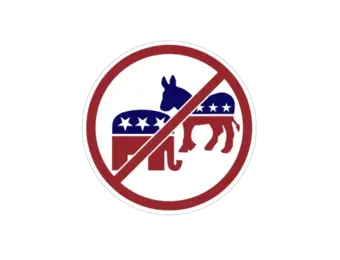 BYFG No Politics Sticker