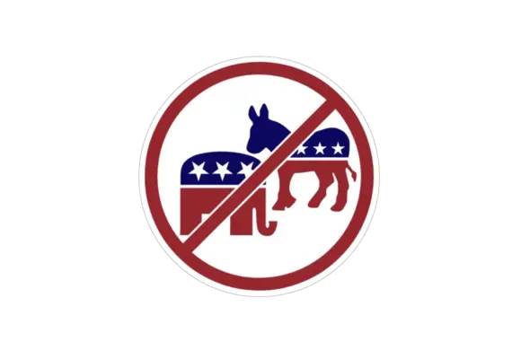 BYFG No Politics Sticker