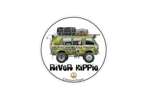 BYFG River Hippie Van Sticker