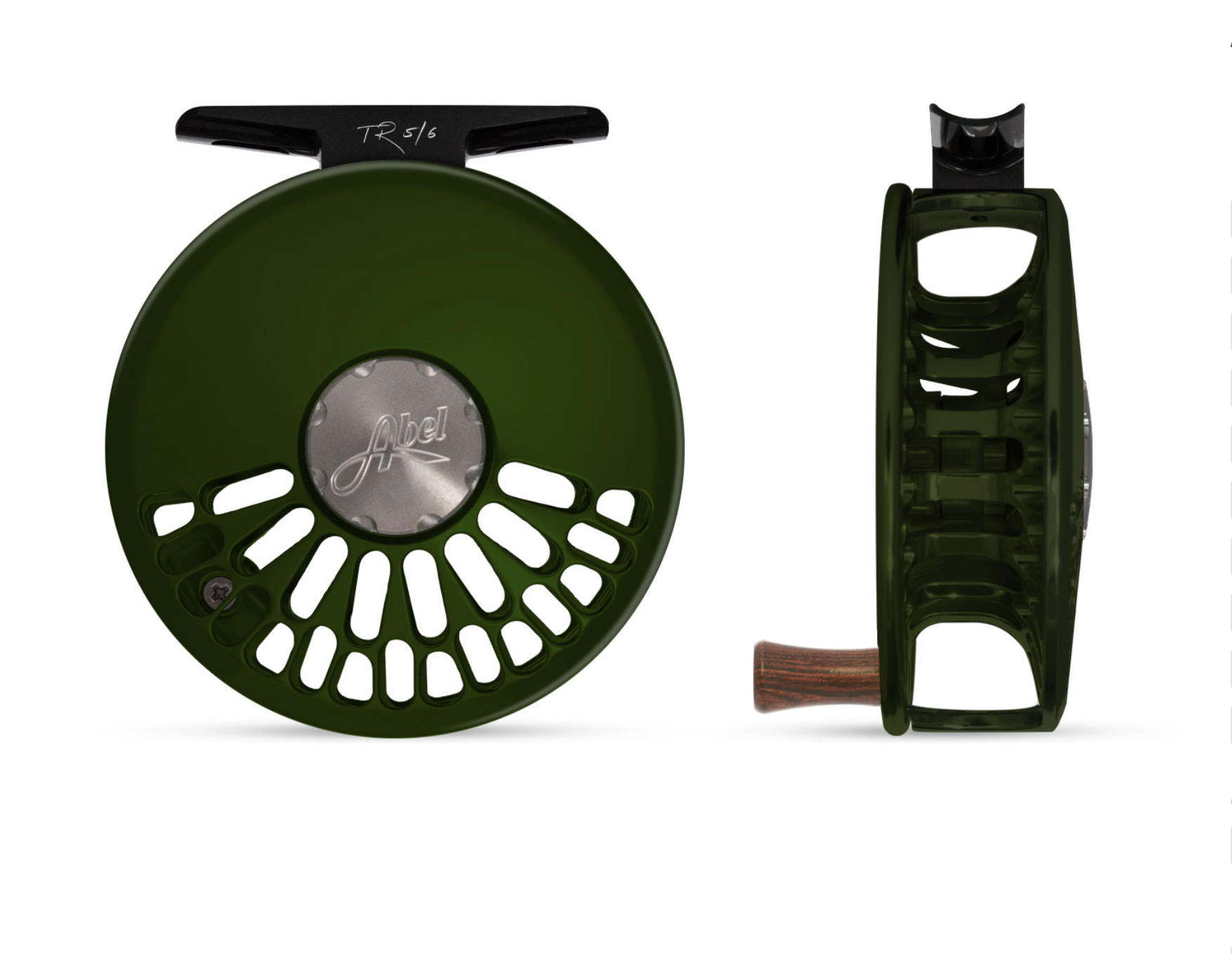 Abel TR 5/6 - Deep Green - Rosewood Handle
