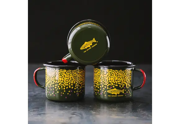RYW Enamel Camp Mug - Brook Trout Skin