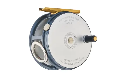 1921 Hardy Wide Spool Perfect - Salmon River Fly Box 1921 Hardy Wide Spool Perfect - Salmon River Fly Box