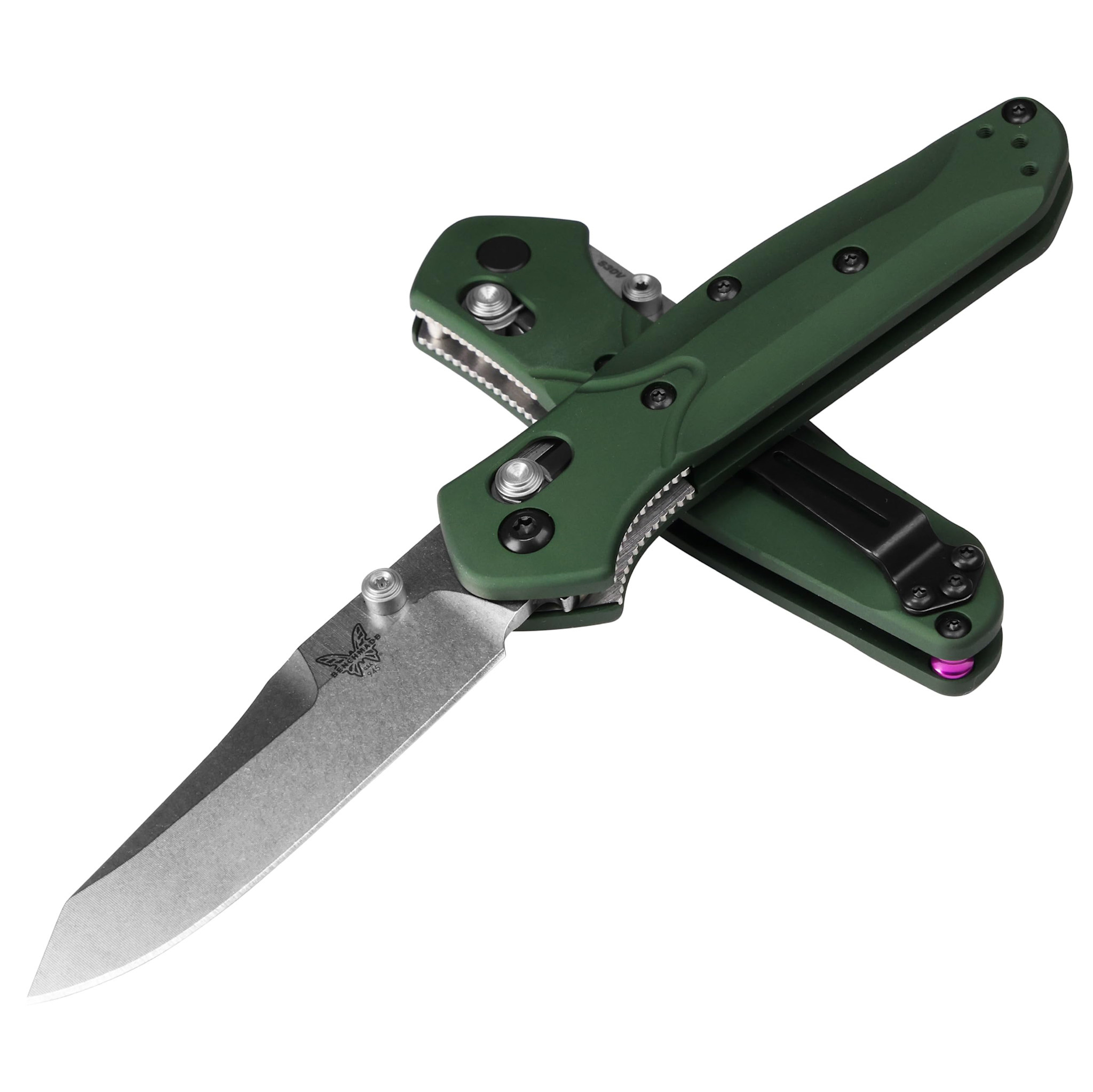 Benchmade 945 MINI OSBORNE | GREEN ALUMINUM