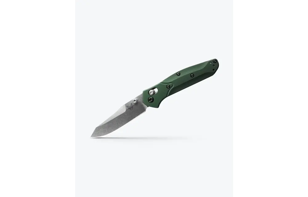 Benchmade 945 MINI OSBORNE | GREEN ALUMINUM