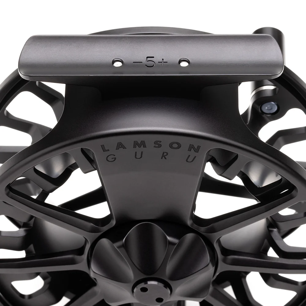Lamson Guru S-Series 9+ Fly Reel - Blackout