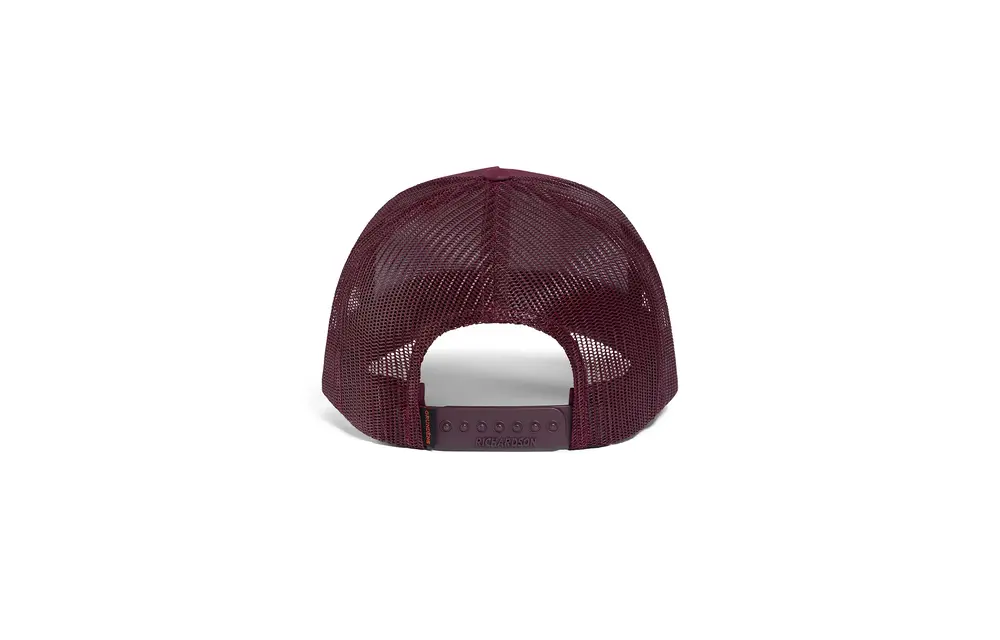 Grundens Trout Patch Trucker Hat - Maroon