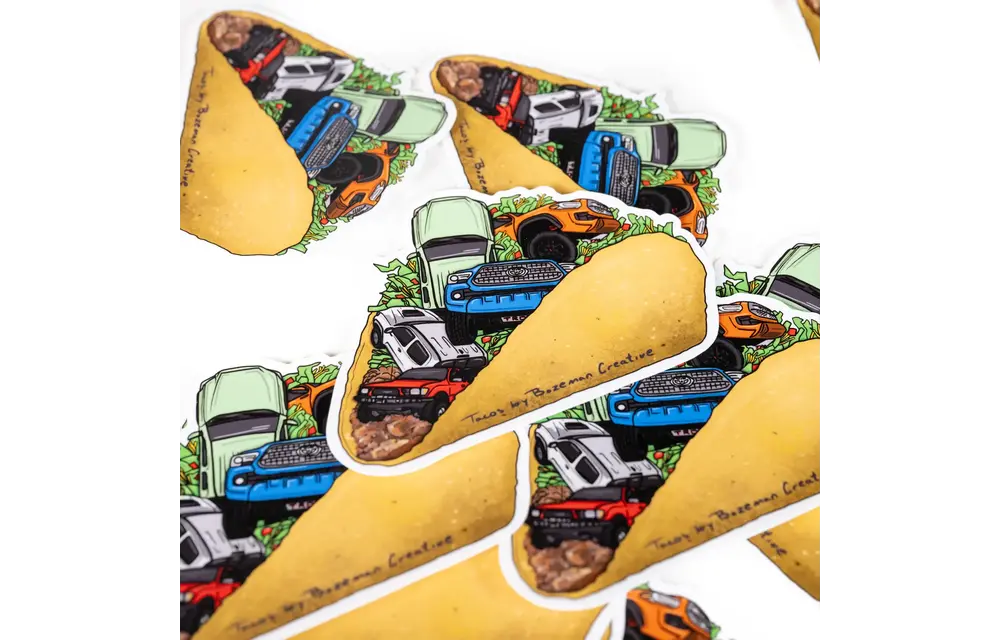 Bozeman Creative Toyota Taco Sticker