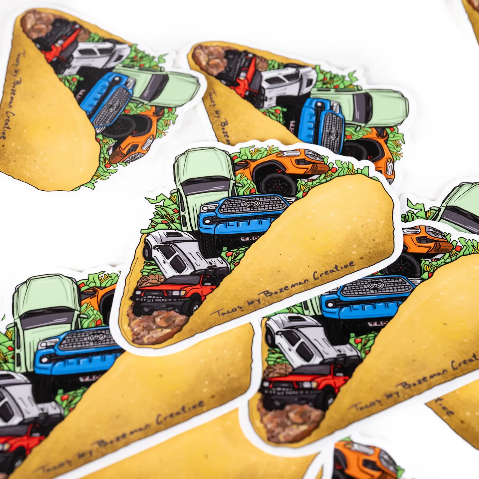 Bozeman Creative Toyota Taco Sticker