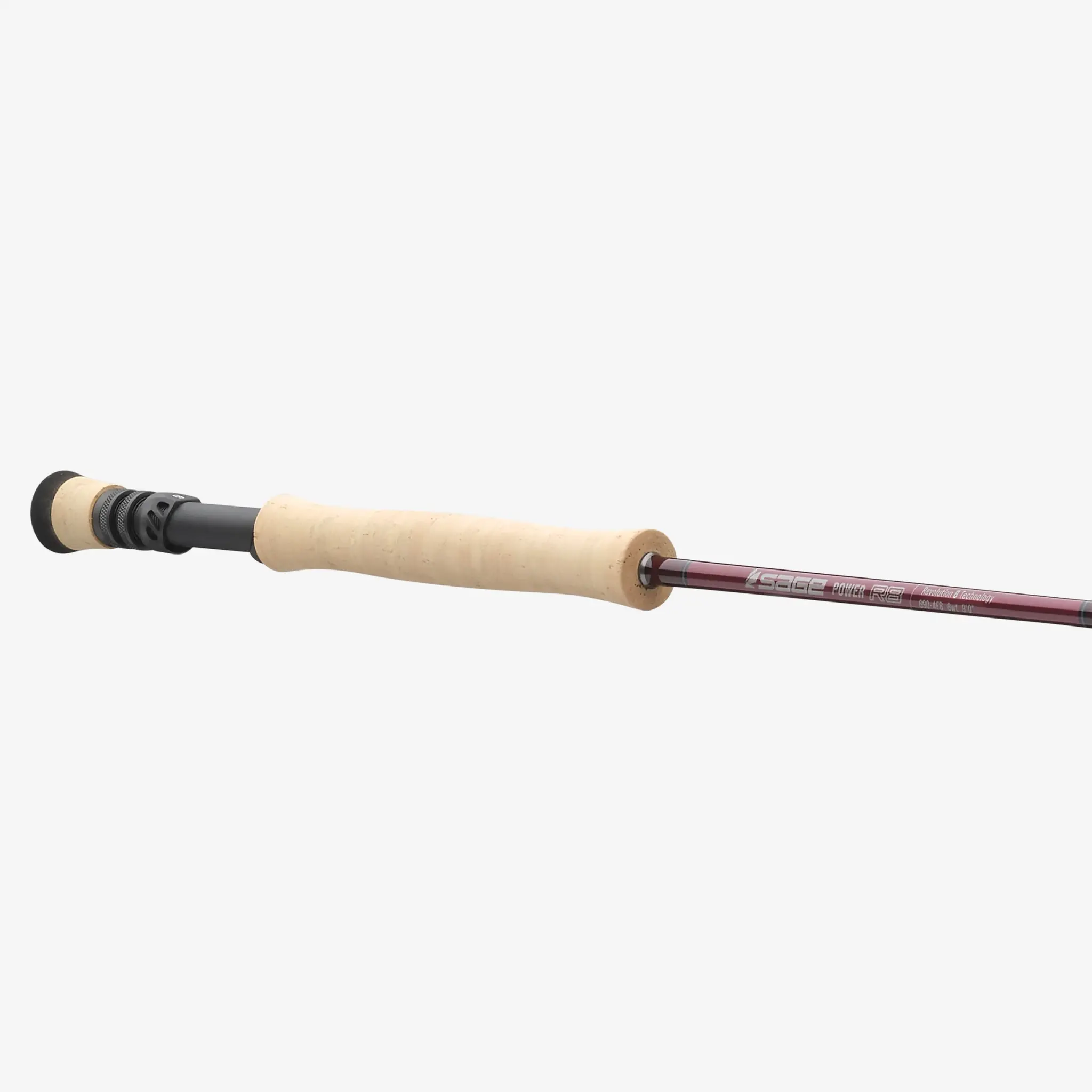 Sage R8 POWER Fly Rod - 9' 6wt w/ Fighting Butt