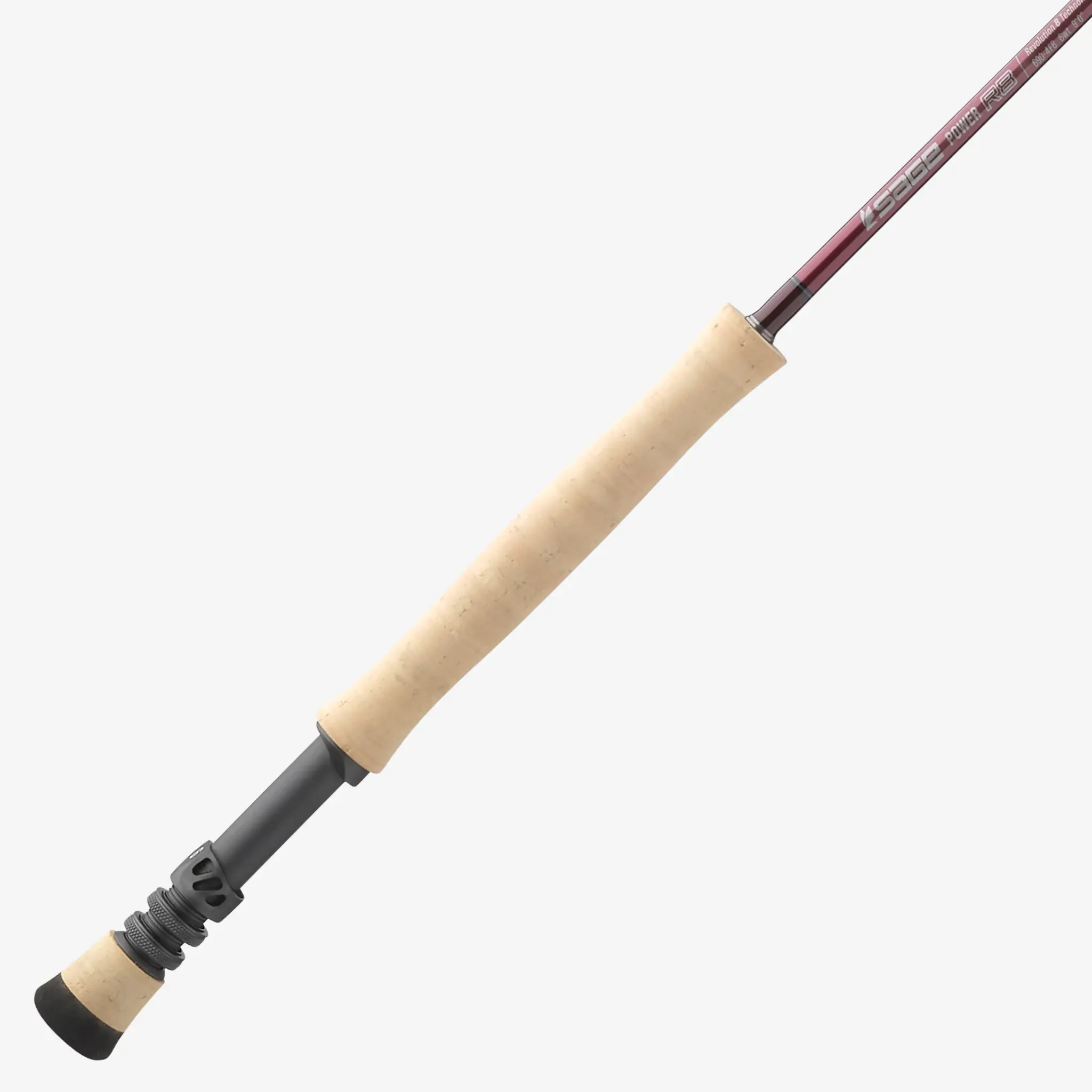 Sage R8 POWER Fly Rod - 9' 6wt w/ Fighting Butt