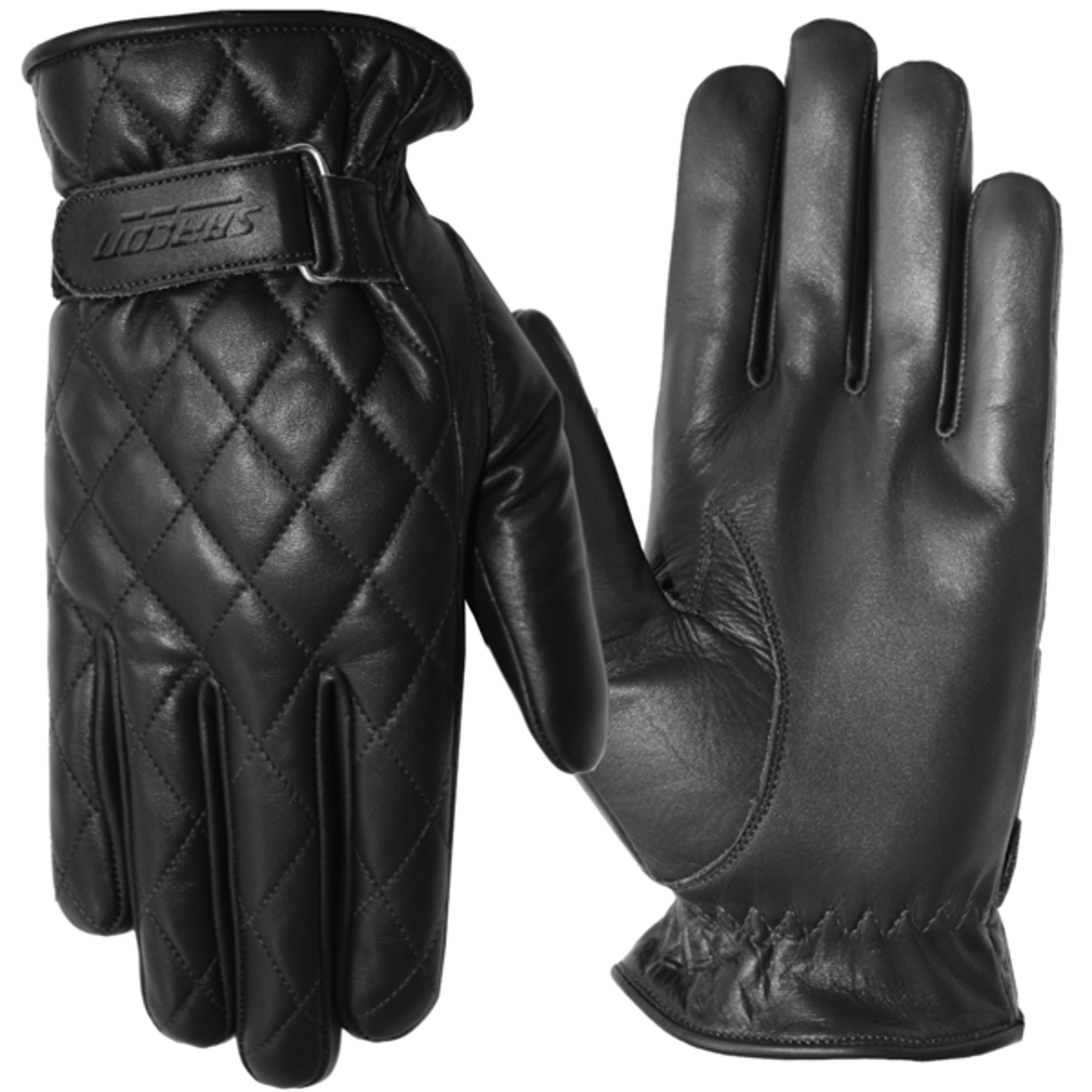 Apparel GLOVE, Cruise Women’s Pleated Leather Black