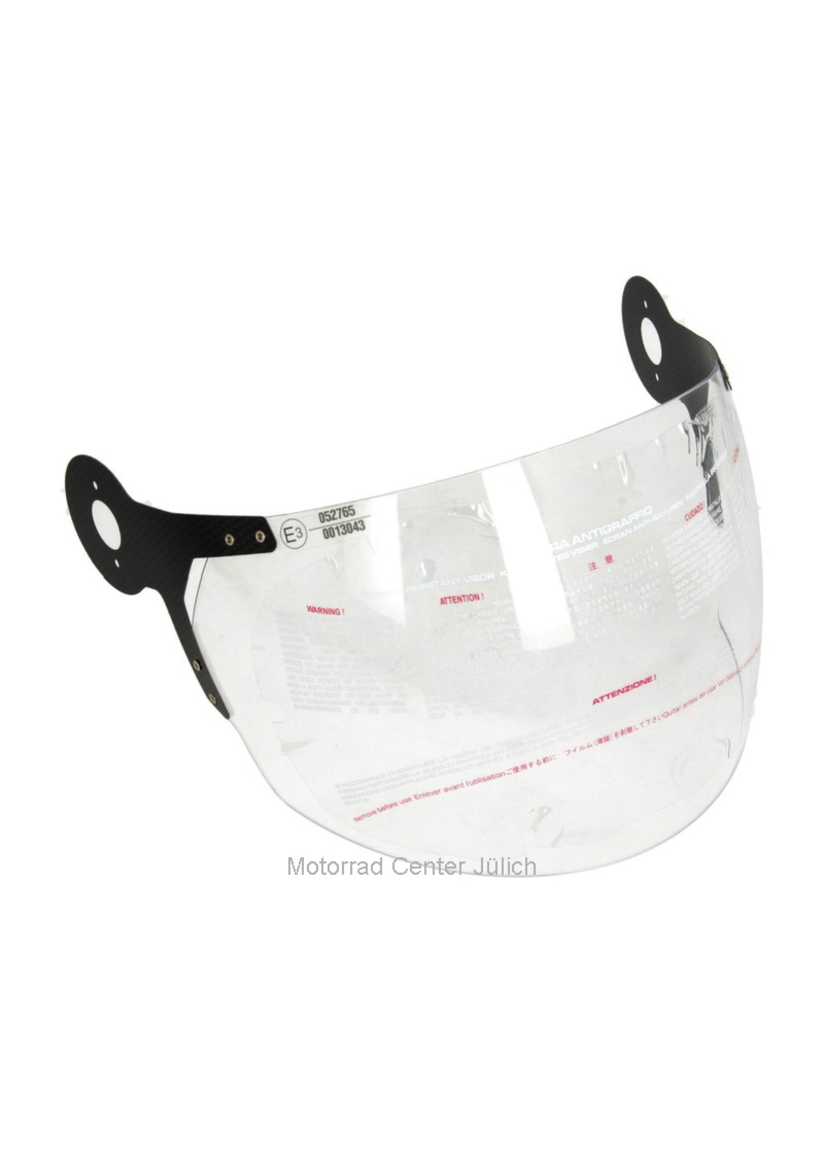Accessories Visor, Vespa VJ Series Clear Carbon