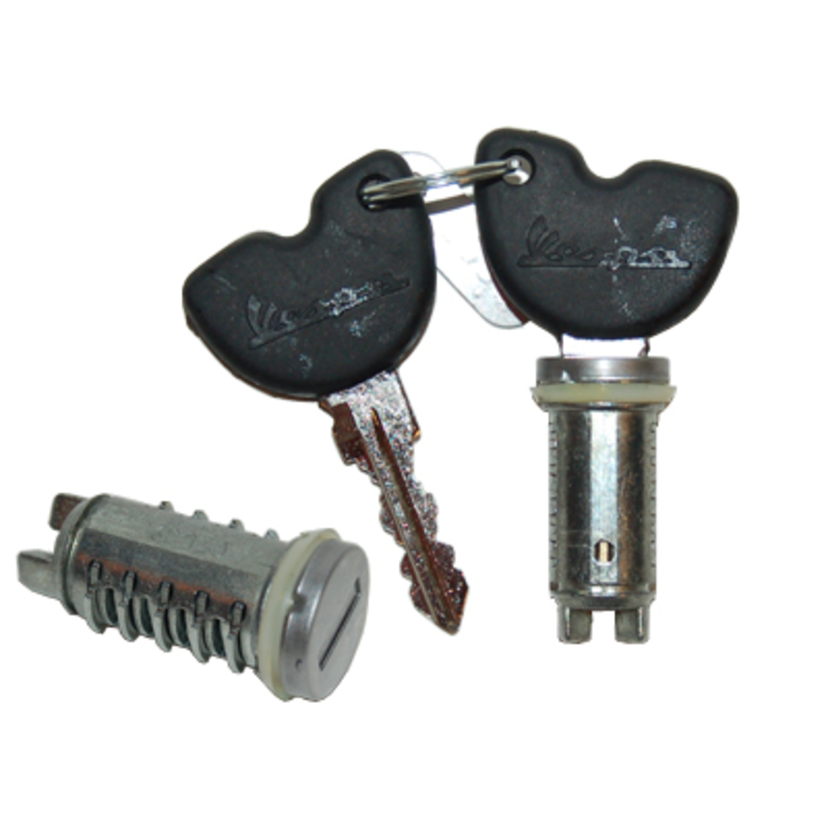 Parts Lock Set, LX50/Vespa S 50/150 (2 Cylinders for Ignition and seat) A05