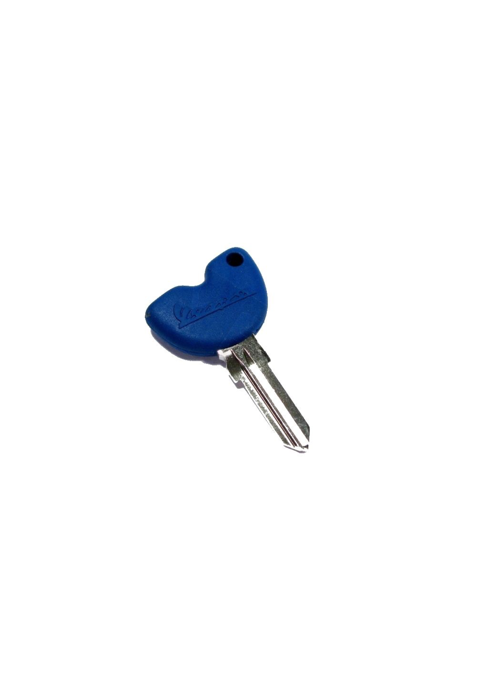 Parts Key Blank, Vespa Blue (With Chip up to >2018) Z7C