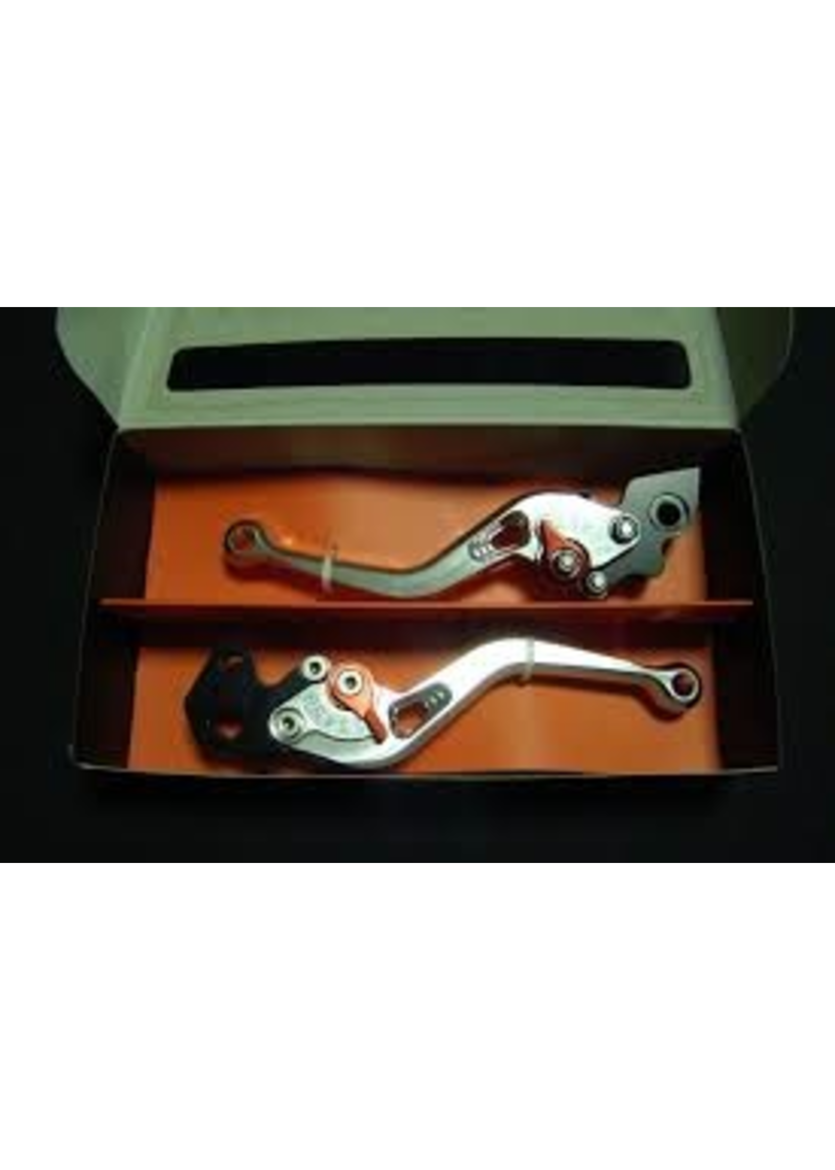 Parts Brake Lever, GT/S PM Tuning Silver CNC Machined/Adjustable Lever Set