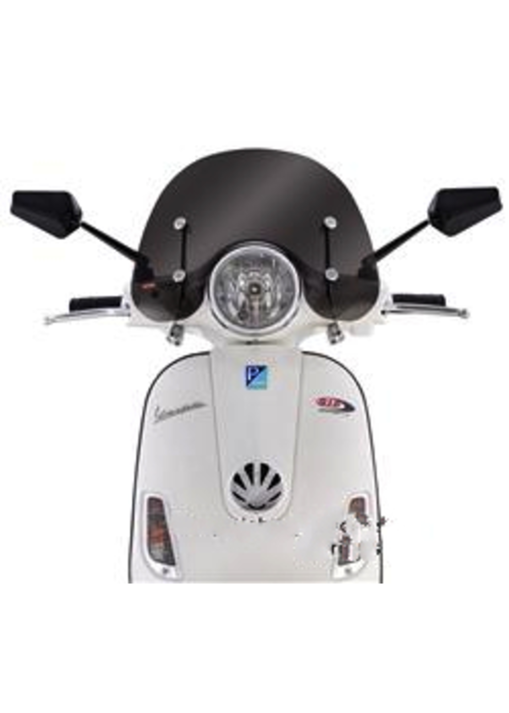 Accessories Windscreen, Vespa LX Short Smoked 6.7" height