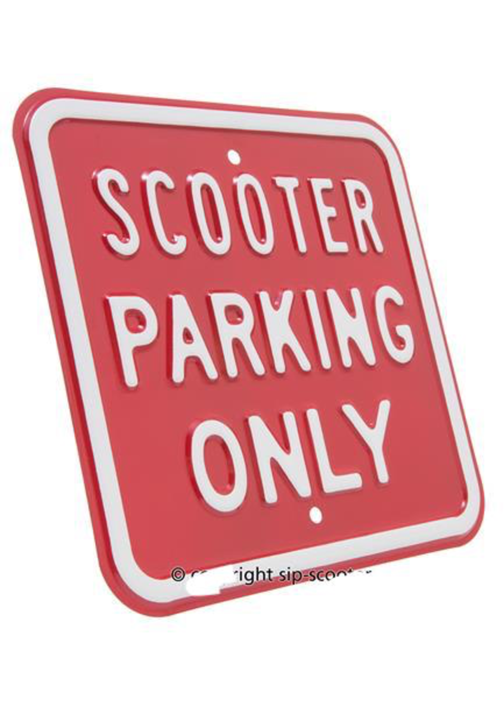 Lifestyle Sign, Scooter Parking Only