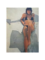 Lifestyle Poster, Girl on Vespa Shadow