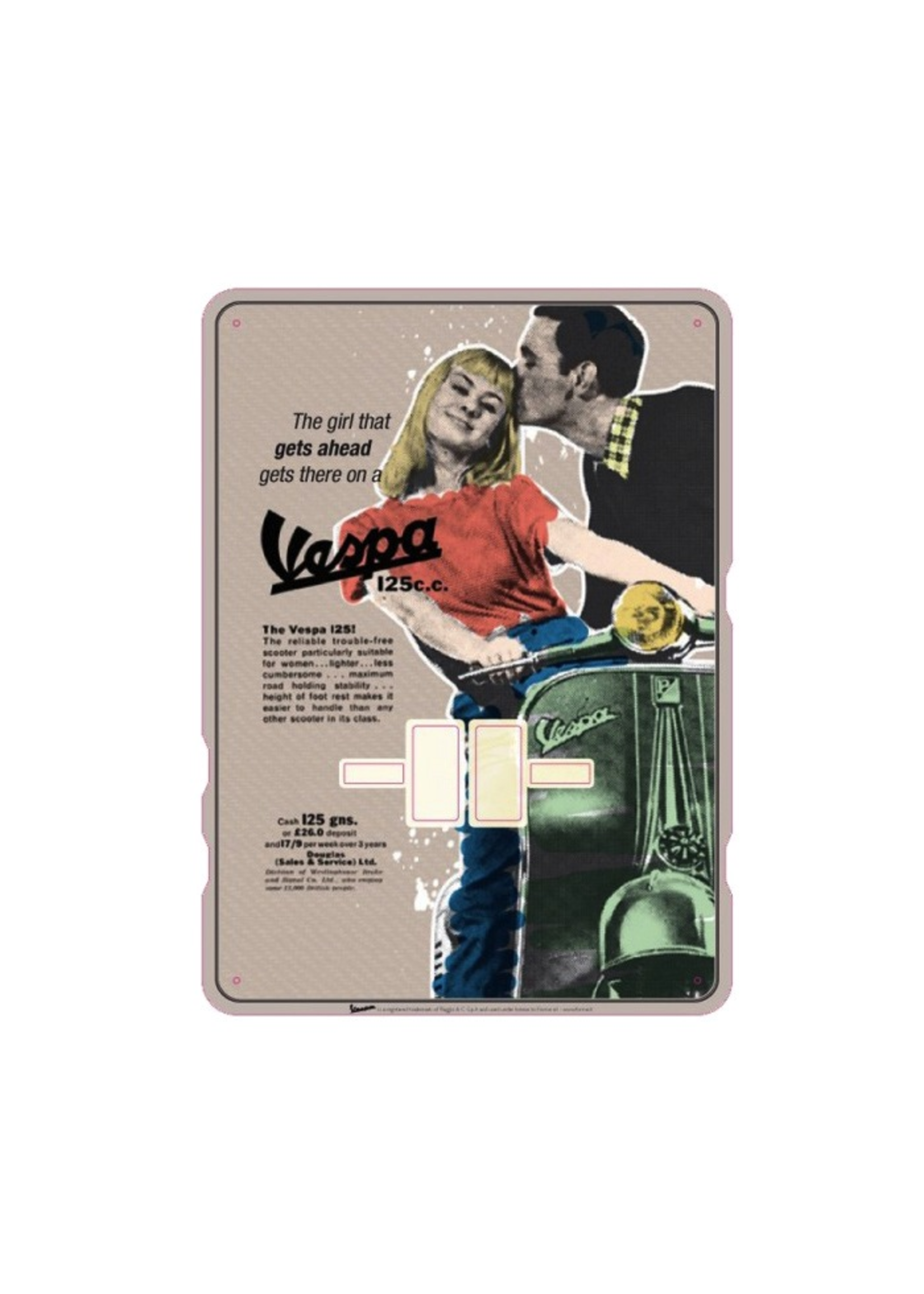 Lifestyle Calendar, Perpetual "get ahead on a Vespa"