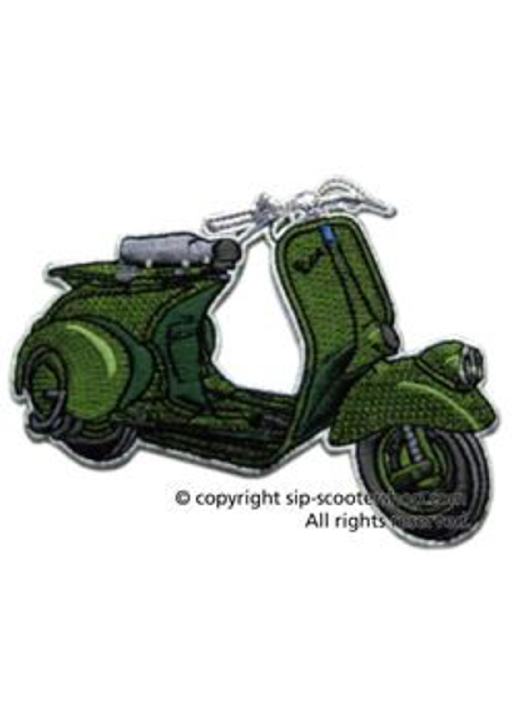 Lifestyle Patch, Vespa 125 year of construction 1948 Green