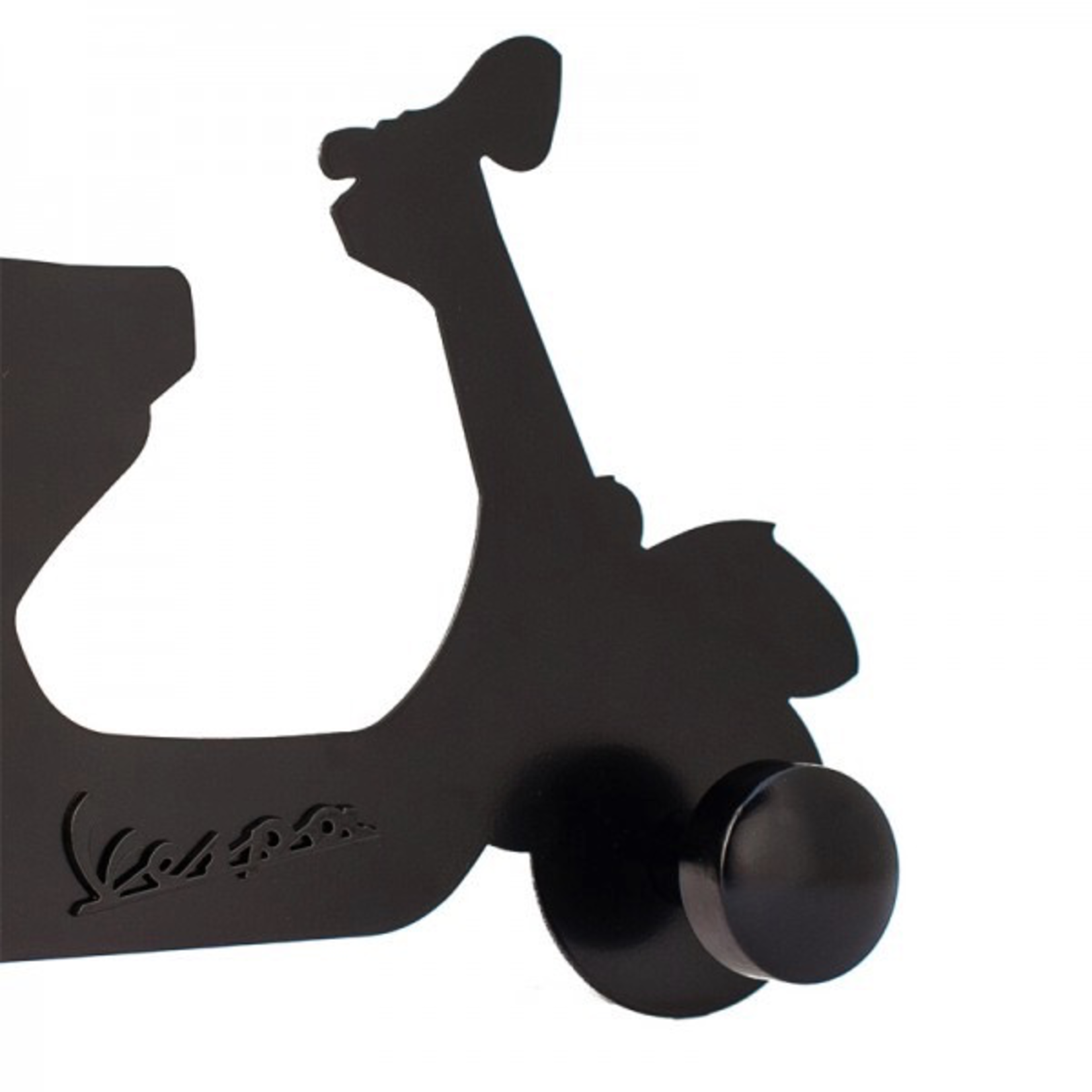 Lifestyle Coat Rack, Vespa Scooter Black Metal