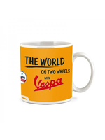 Lifestyle Mug, "The World On Two Wheels With Vespa"