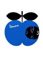Lifestyle Clock, Vespa Apple Wall Clock Blue