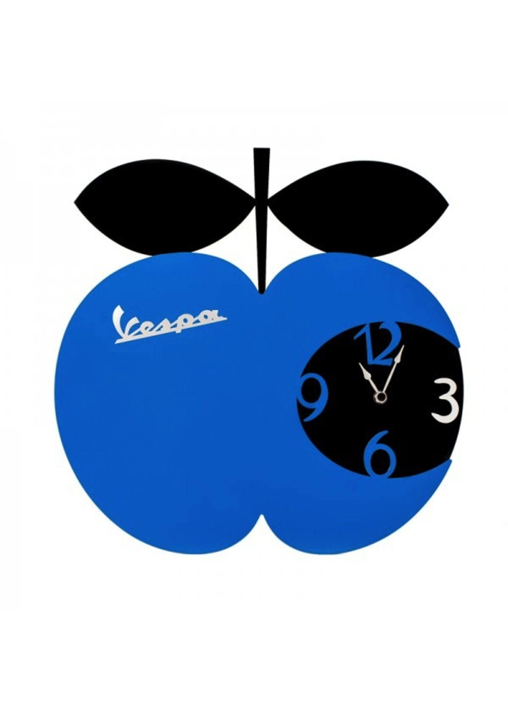 Lifestyle Clock, Vespa Apple Wall Clock Blue