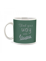 Lifestyle Mug, "Find Your Way With Vespa"