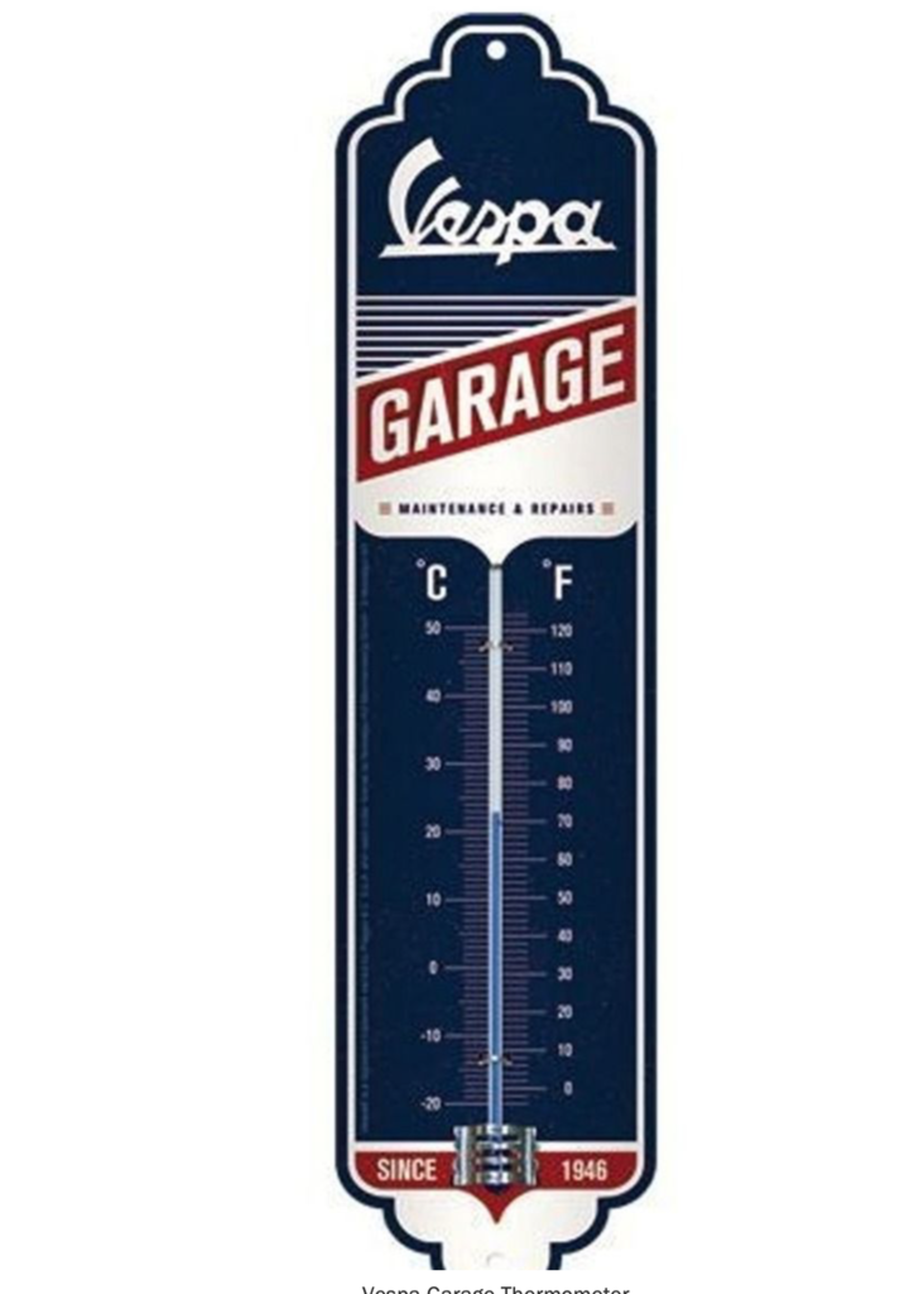 Lifestyle Thermometer, Vespa Garage 28cm height