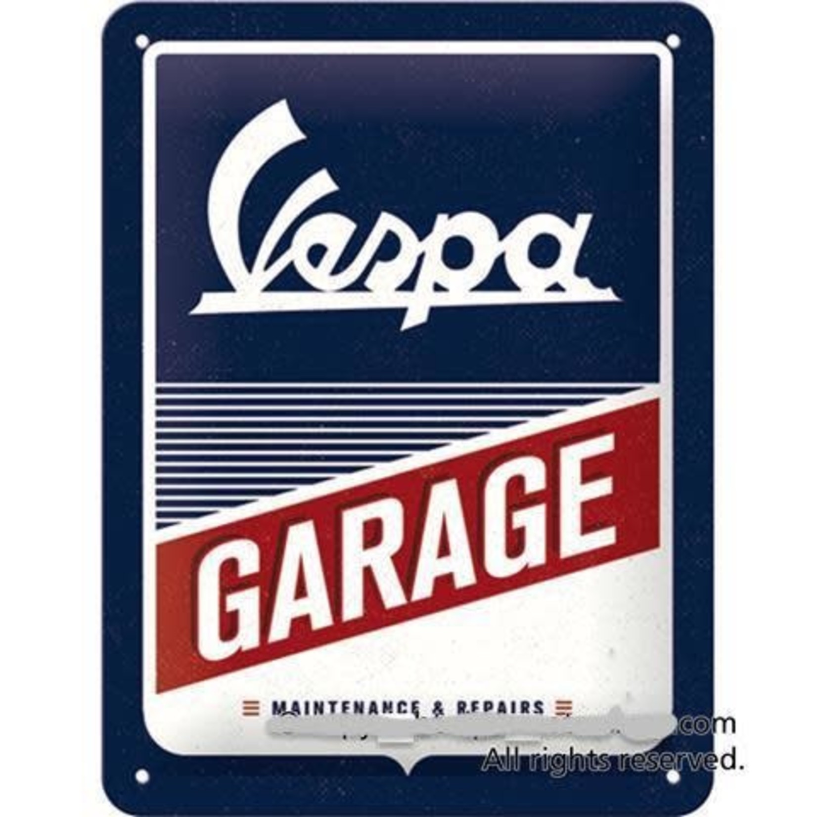 Lifestyle Sign, Vespa Garage 15 x 20 cm