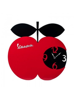 Lifestyle Clock, Vespa Apple Wall Clock Red