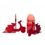 Lifestyle Book Ends, Vespa Red (pair)