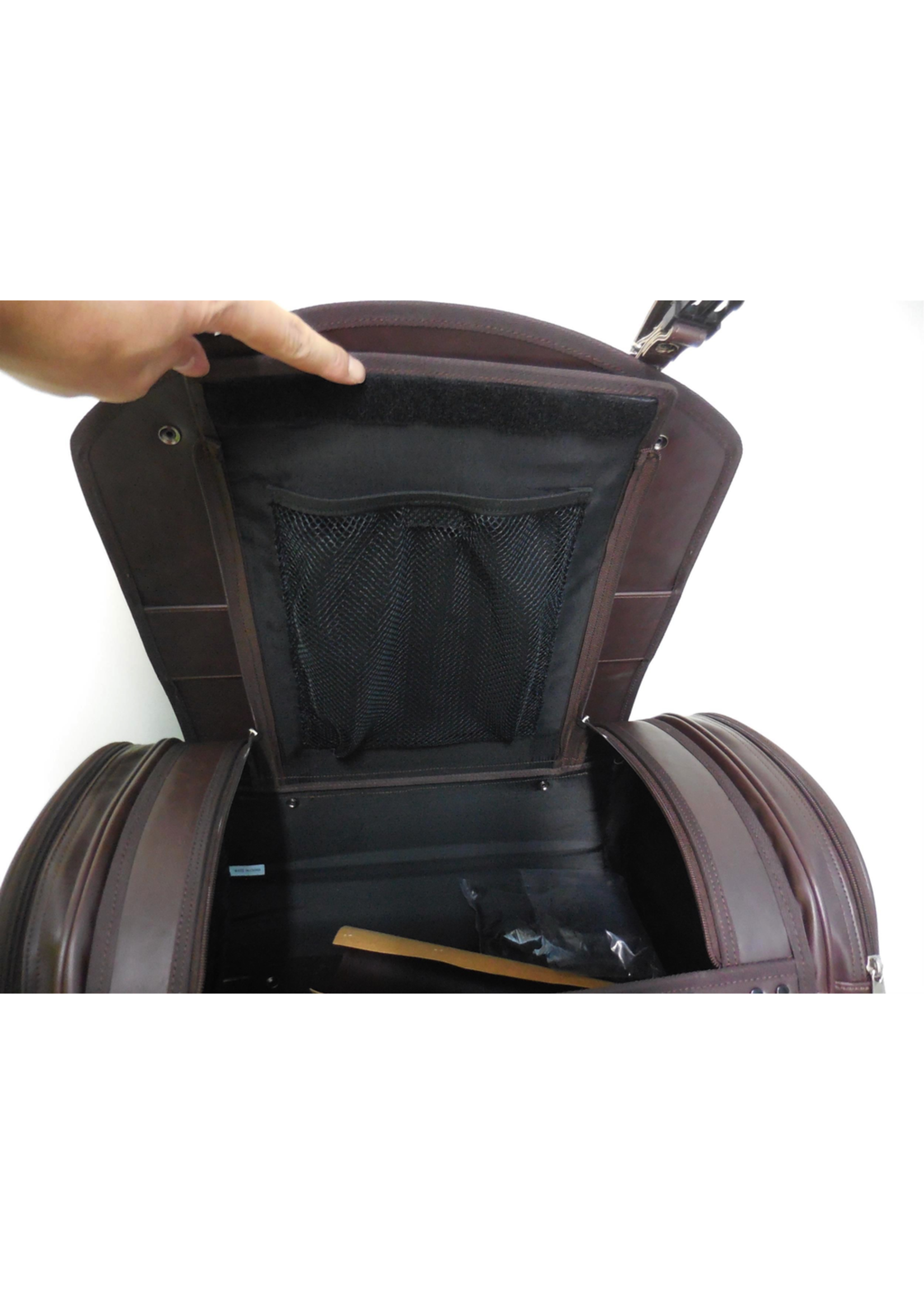 Accessories Top Case Bag, Brown Leather Look 35 ltr Classic