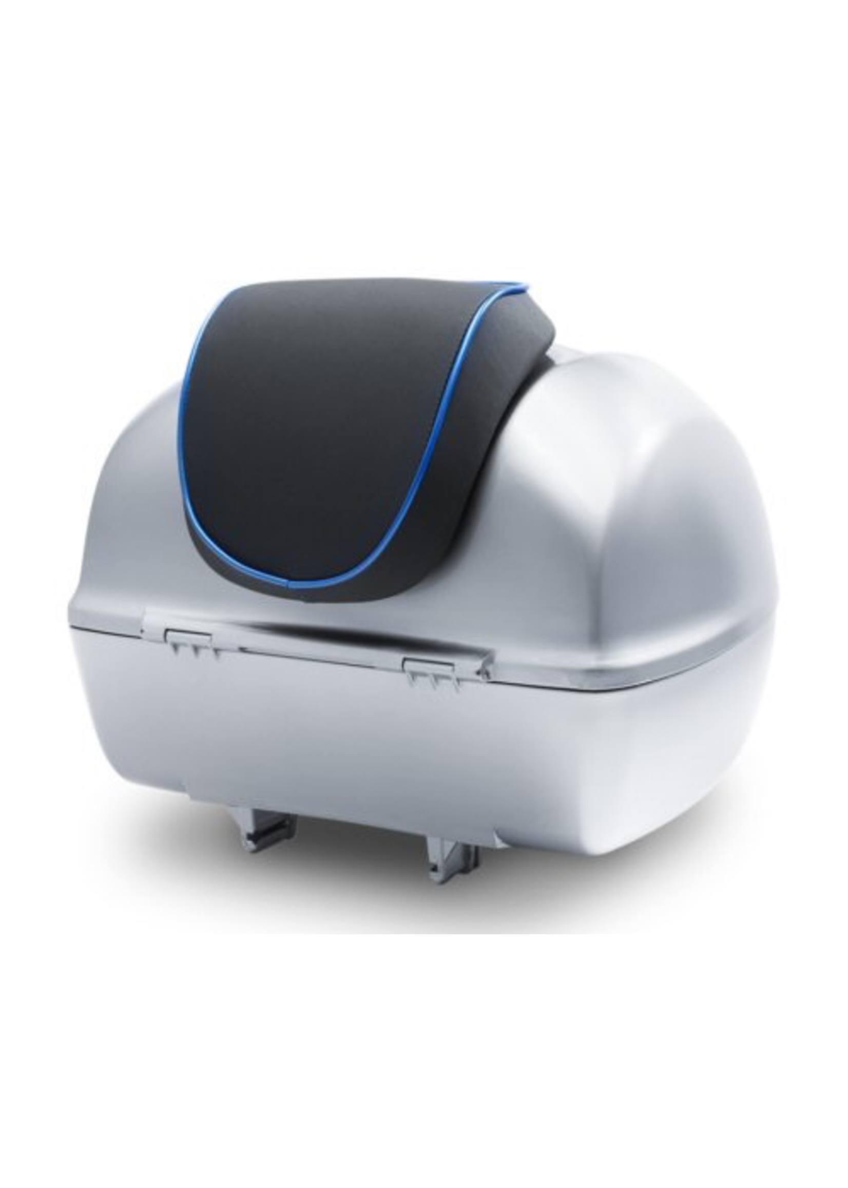 Accessories Top Case Back Rest, Electtrica Blue Piping