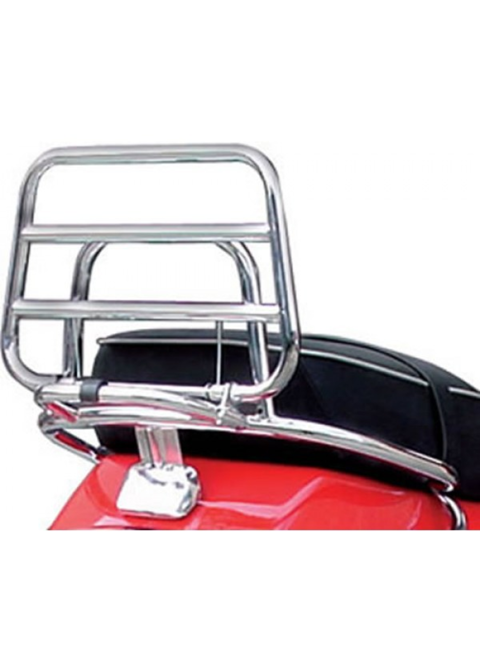 Accessories Rack, Vespa S/LX Rear Chrome W/Handle