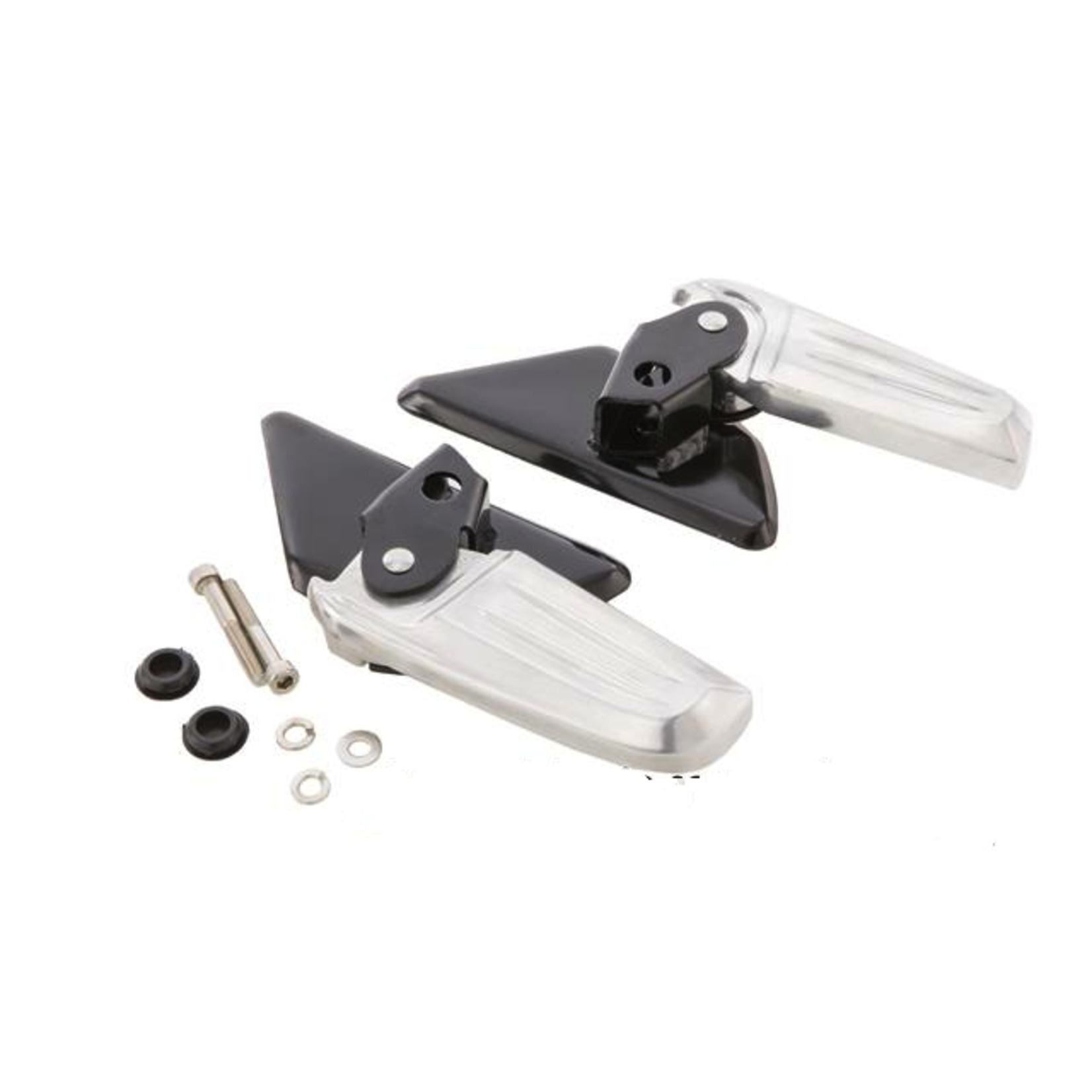 Accessories Foot Pegs, Vespa Primavera/Sprint Silver 2015+