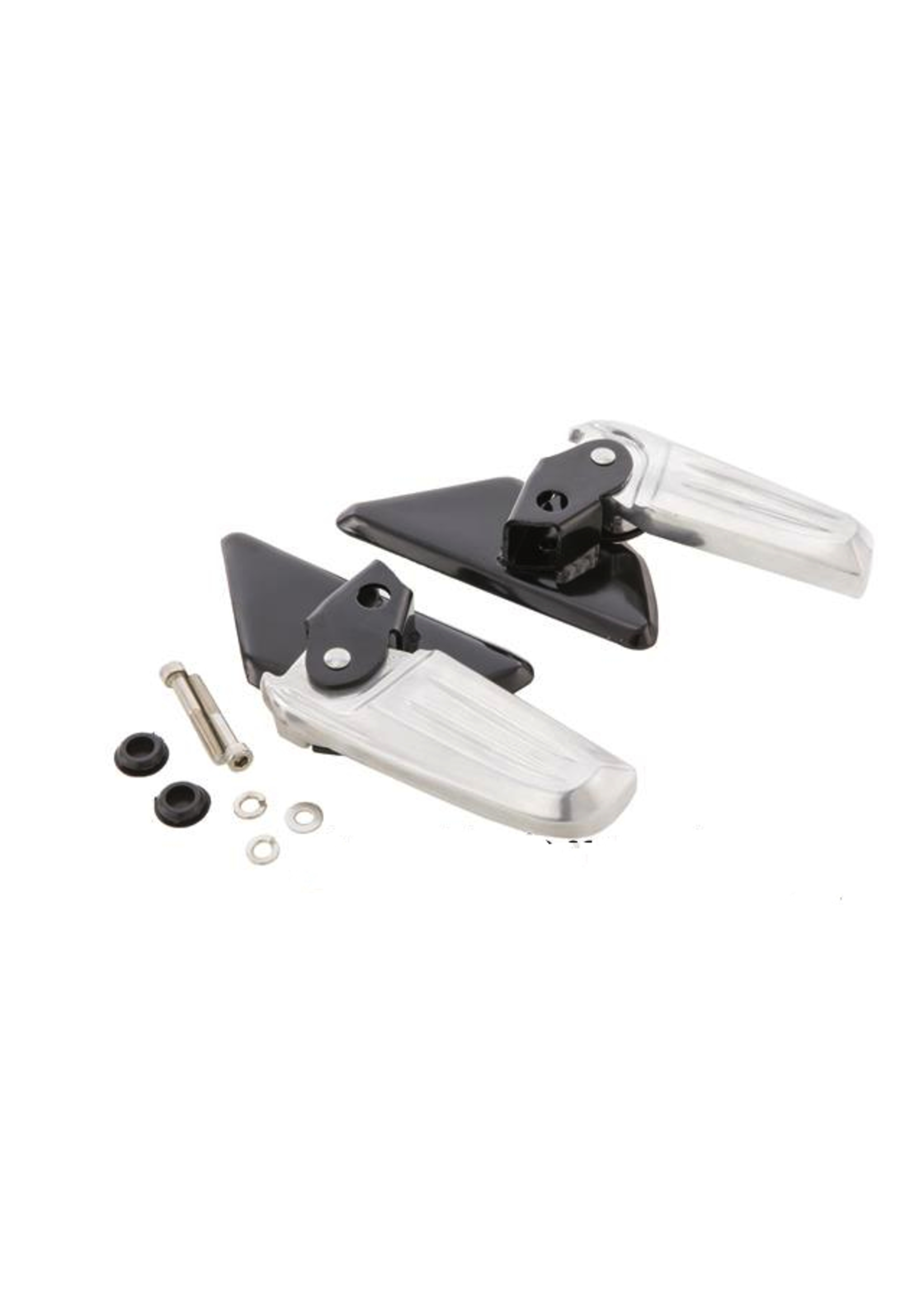 Accessories Foot Pegs, Vespa Primavera/Sprint Silver 2015+