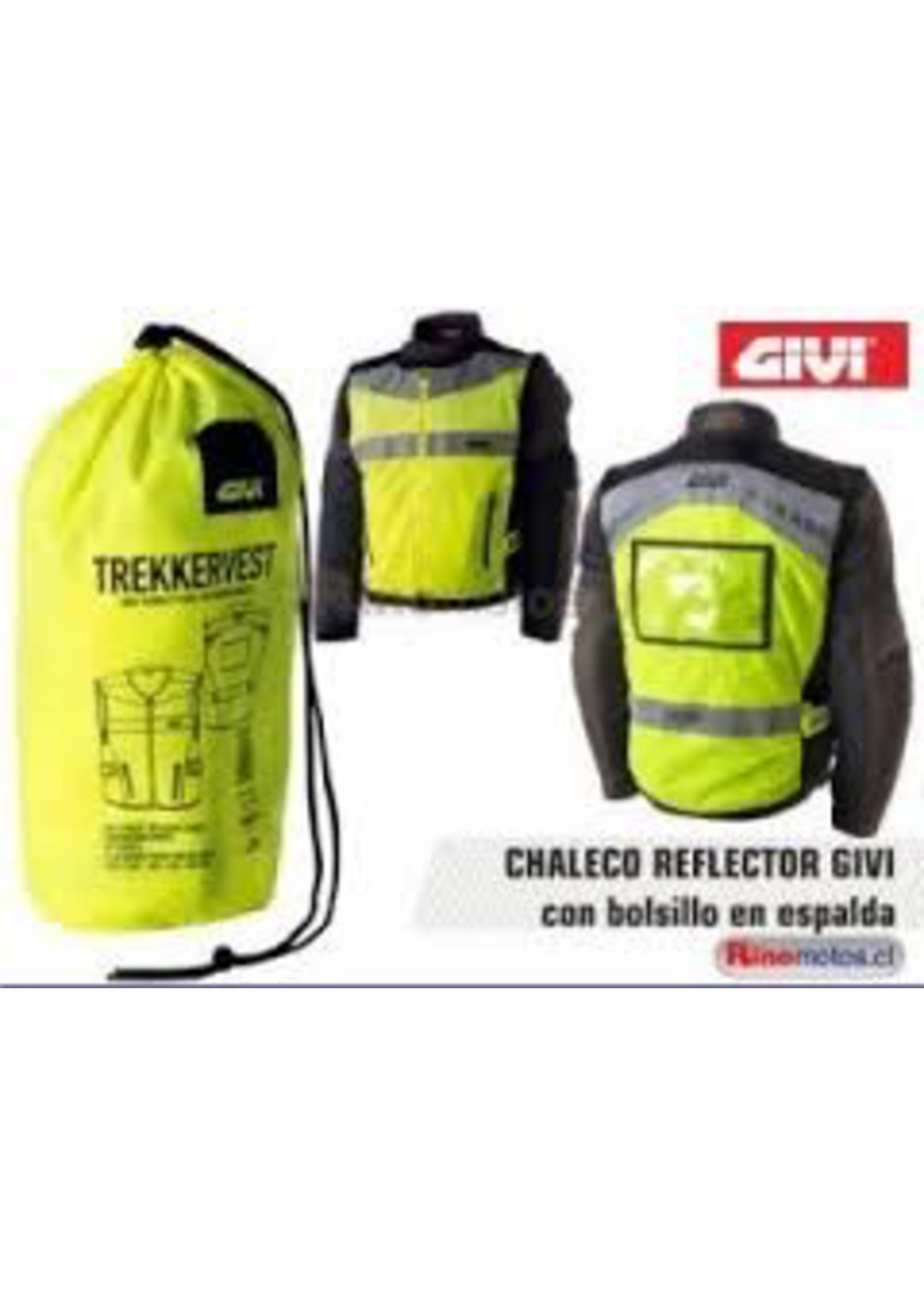 Apparel Vest, GIVI Trekker Hi-Visibility Unisex.