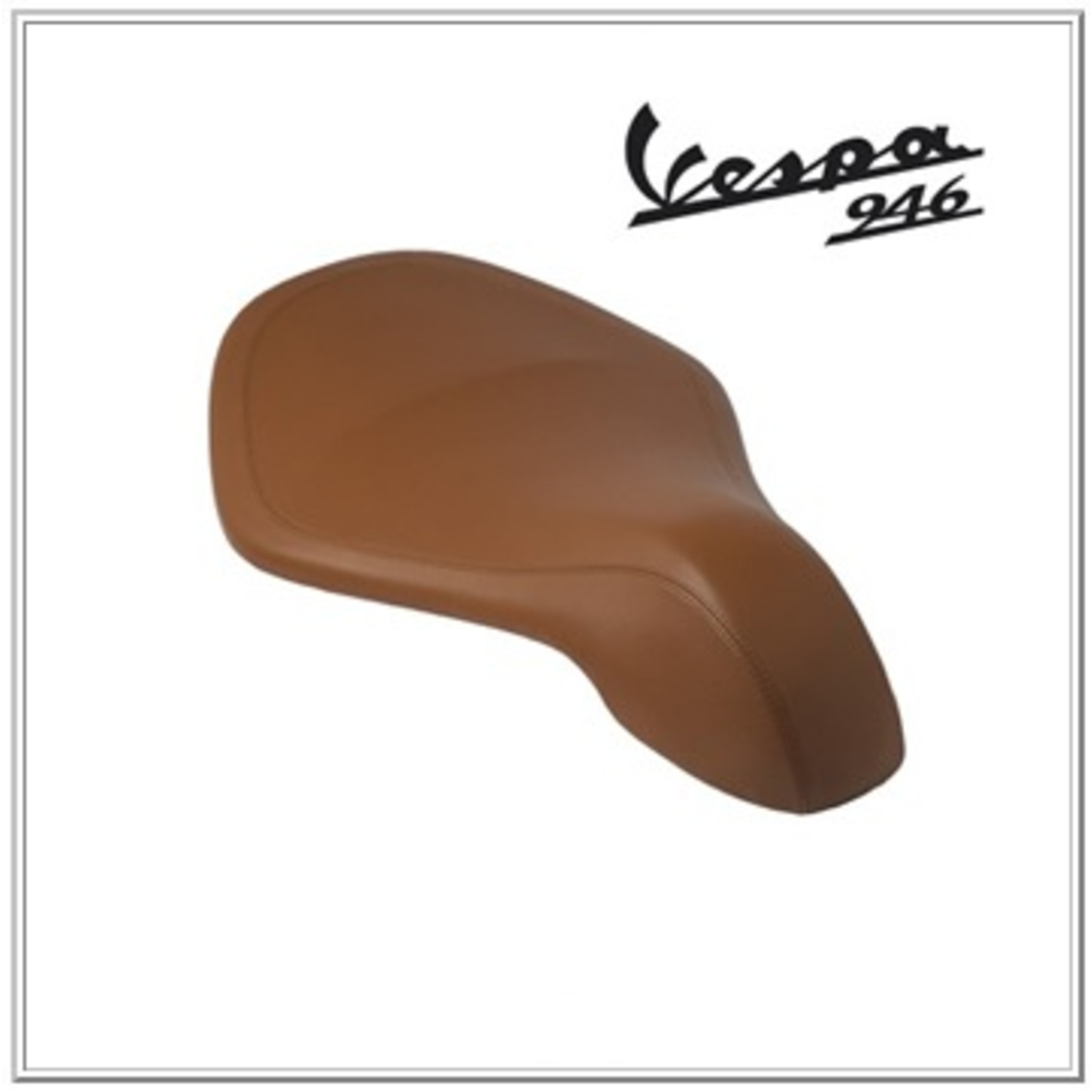 Accessories Saddle, Vespa 946 Brown Leather